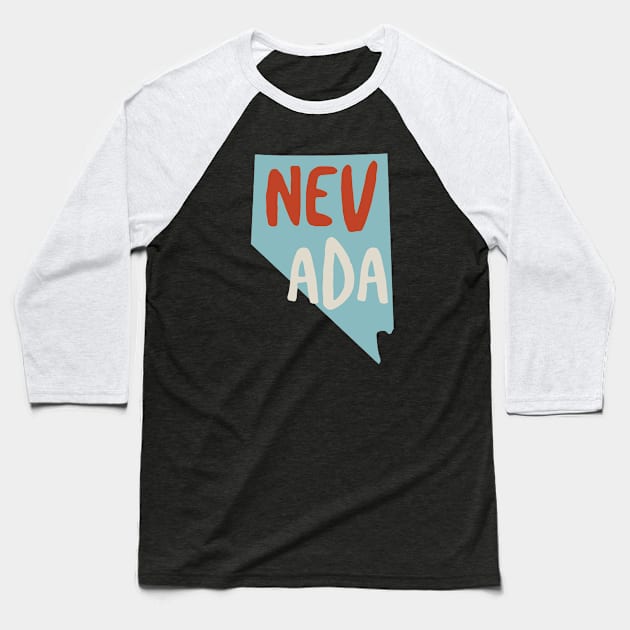 State of Nevada Baseball T-Shirt by whyitsme